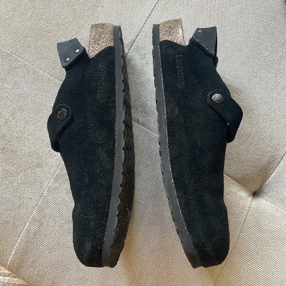 Birkenstock Men\'s Black Suede Clogs main image 5